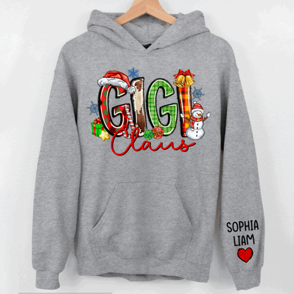 Personalized Nana Claus Sweatshirt Christmas Gift For Grandmas - Image 7
