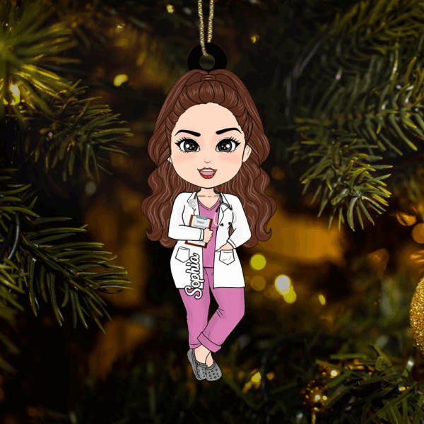 Personalized Nurse Acrylic Ornament - Lovely Gift For Nurse - Image 3