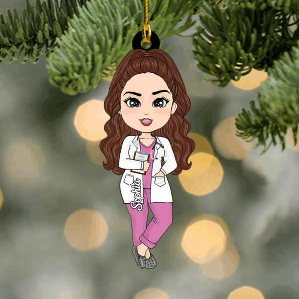 Personalized Nurse Acrylic Ornament - Lovely Gift For Nurse - Image 4