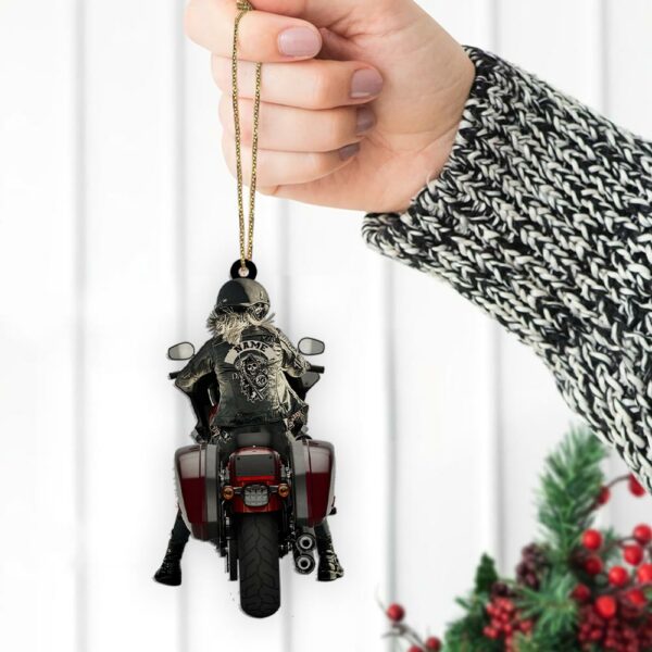 Personalized Ornament Gifts For Biker - Custom Ornaments Gift For Bikers - Woman And Man Biker Ornament - Image 5