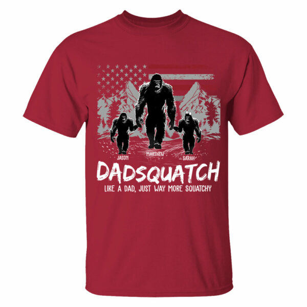Personalized Papaquatch, Like A Grandpa, Just Way More Squatchy - Father's Day Gift, 4th Of July - Image 4