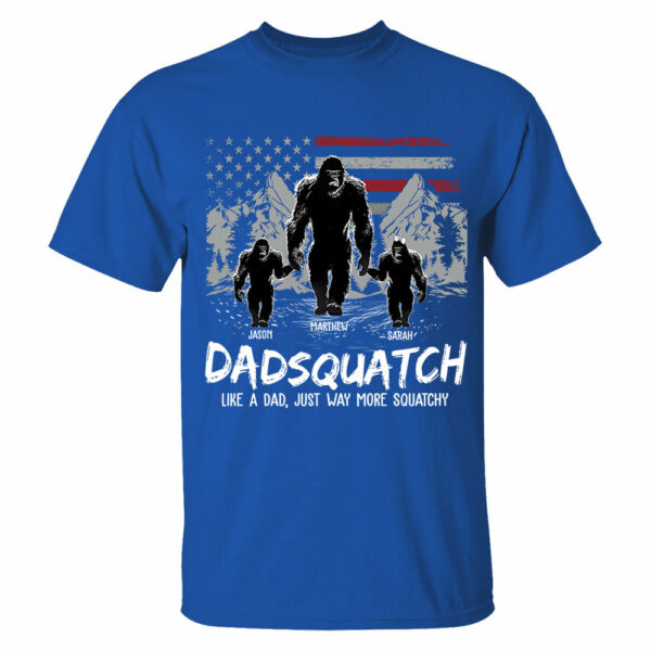 Personalized Papaquatch, Like A Grandpa, Just Way More Squatchy - Father's Day Gift, 4th Of July - Image 8