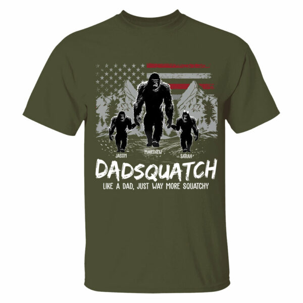 Personalized Papaquatch, Like A Grandpa, Just Way More Squatchy - Father's Day Gift, 4th Of July - Image 3