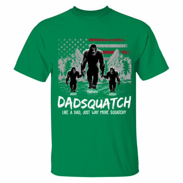 Personalized Papaquatch, Like A Grandpa, Just Way More Squatchy - Father's Day Gift, 4th Of July - Image 6