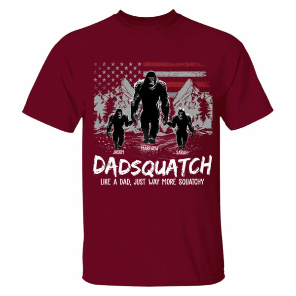 Personalized Papaquatch, Like A Grandpa, Just Way More Squatchy - Father's Day Gift, 4th Of July - Image 9