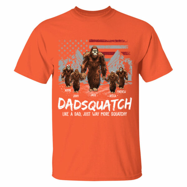 Personalized Papaquatch, Like A Grandpa, Just Way More Squatchy - Father's Day Gift, 4th Of July Vr2 - Image 10