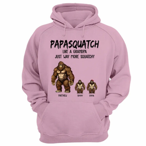 Personalized Papasquatch, Like A Grandpa, Just Way More Squatchy Shirt - Father's Day Gifts - Image 12