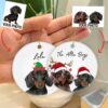 Personalized Pet Ornament Using Pet's Photo + Name - Custom Ornament Christmas Dog Ornament Personalized Dog Ornament Custom Dog vr6