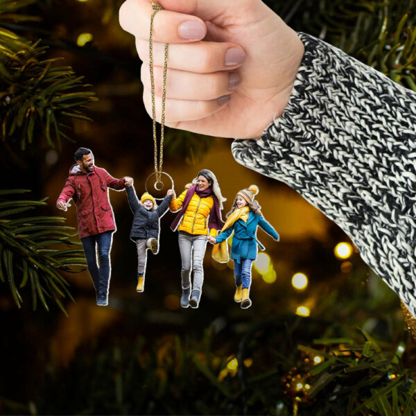 Personalized Photo Ornament Acrylic - Christmas, Birthday Gift For Family Members, Mom, Dad, Brothers Customized Your Photo Ornament - Image 6