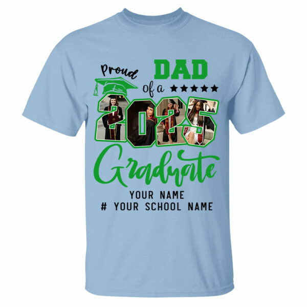 Personalized Proud Family T-Shirt, Group 2025 Grad Tees, Graduation Squad Tee, Senior 2025, Graduate 2025 Shirt, Custom Graduate Gift, High School Graduate Tee - Image 5