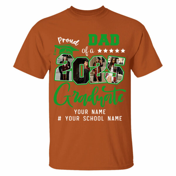 Personalized Proud Family T-Shirt, Group 2025 Grad Tees, Graduation Squad Tee, Senior 2025, Graduate 2025 Shirt, Custom Graduate Gift, High School Graduate Tee - Image 7