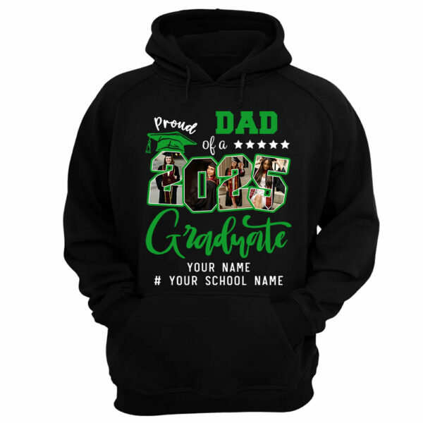 Personalized Proud Family T-Shirt, Group 2025 Grad Tees, Graduation Squad Tee, Senior 2025, Graduate 2025 Shirt, Custom Graduate Gift, High School Graduate Tee - Image 12