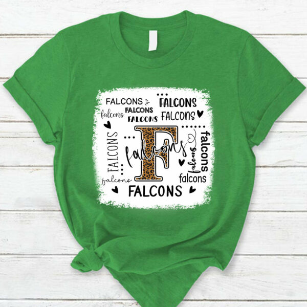 Personalized School Mascot Leopard Teacher T-Shirt - Image 4