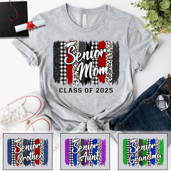 Personalized Senior Mom Senior Dad of a Graduation Shirt Graduation Mom Shirt Class of 2025 T-Shirt K1702
