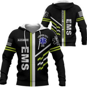 Personalized Shirt Emt Ems Firefighter Personalization Rescue All Over Print Shirt K1702