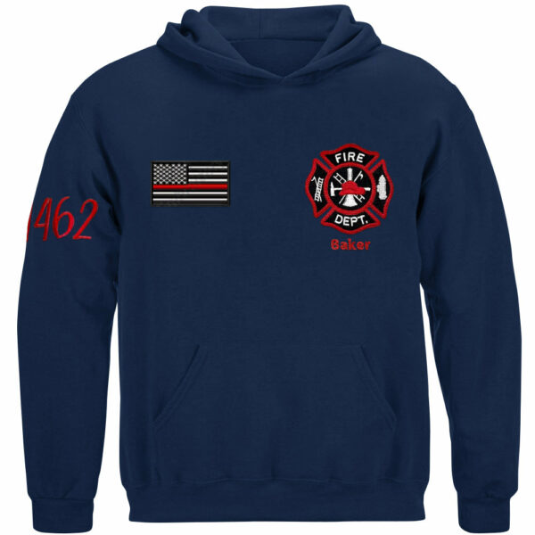 Personalized Shirt for Firefighter Custom Fire Department Name Embroidered Shirt For Fireman Family H2511 - Image 9