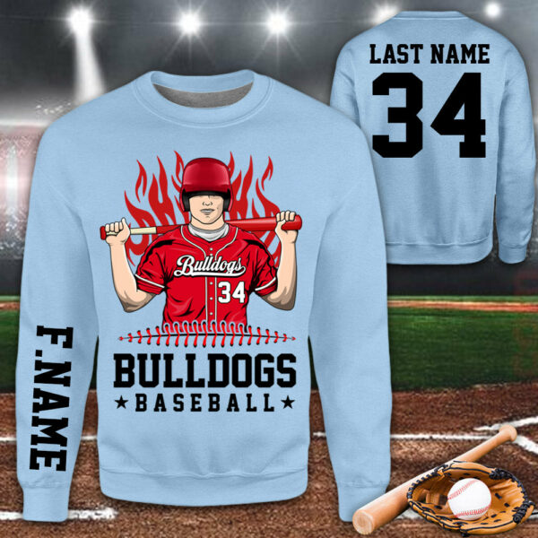 Personalized Shirt Team Name Spirit Name Baseball All Over Print Shirt For Baseball Son Mom Dad Family Game Day Shirt H2511 - Image 8