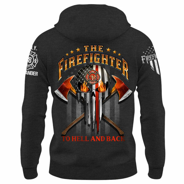 Personalized Shirt The Firefighter To Hell And Back Gift For Fireman K1702 - Image 8