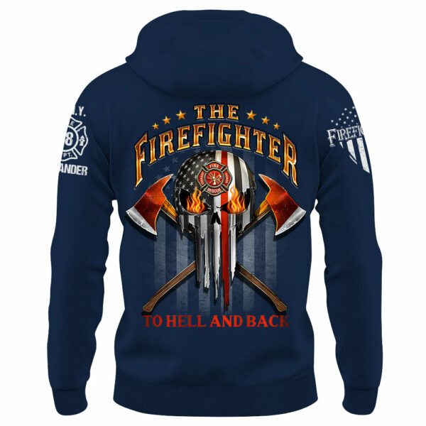 Personalized Shirt The Firefighter To Hell And Back Gift For Fireman K1702 - Image 9