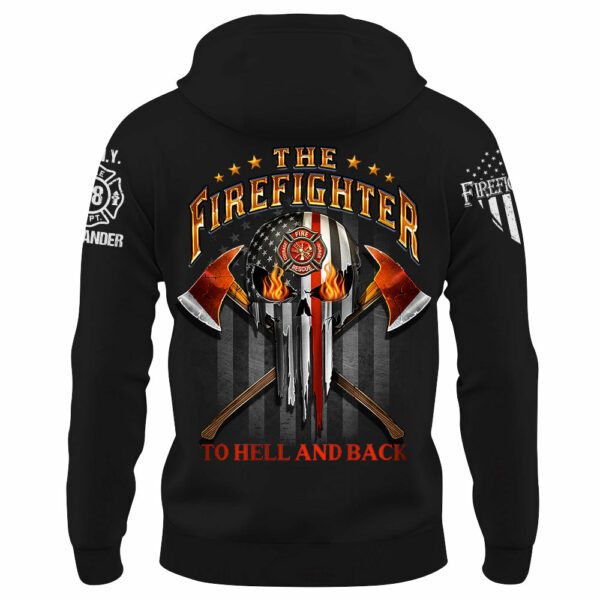 Personalized Shirt The Firefighter To Hell And Back Gift For Fireman K1702 - Image 7