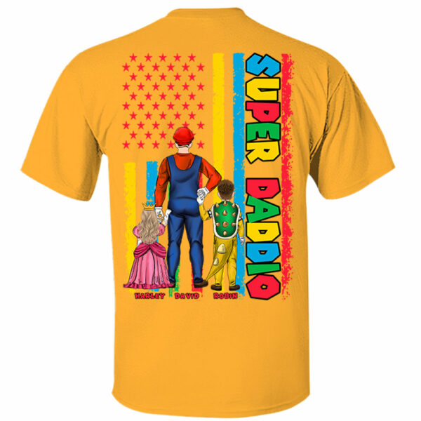 Personalized Super Daddio Shirt, Best Dad Ever Shirt - Image 6