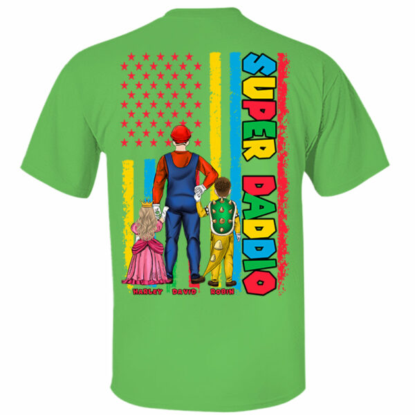 Personalized Super Daddio Shirt, Best Dad Ever Shirt - Image 12