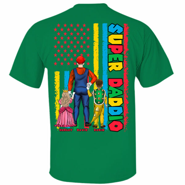 Personalized Super Daddio Shirt, Best Dad Ever Shirt - Image 7