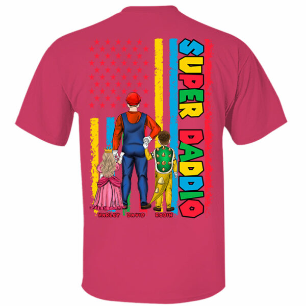 Personalized Super Daddio Shirt, Best Dad Ever Shirt - Image 10