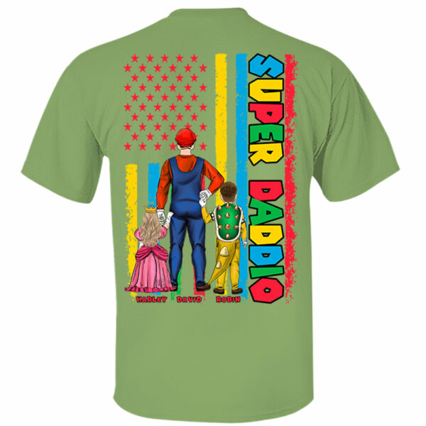 Personalized Super Daddio Shirt, Best Dad Ever Shirt - Image 3