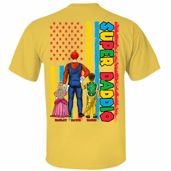 Personalized Super Daddio Shirt, Best Dad Ever Shirt - Image 5