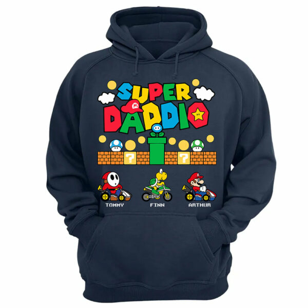 Personalized Super Daddio Shirt, Custom Names Shirt, Father's Day Gift - Image 13