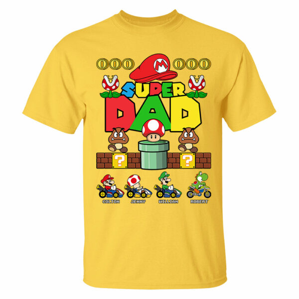 Personalized Super Daddio Shirt, Father's Day Shirt - Image 7