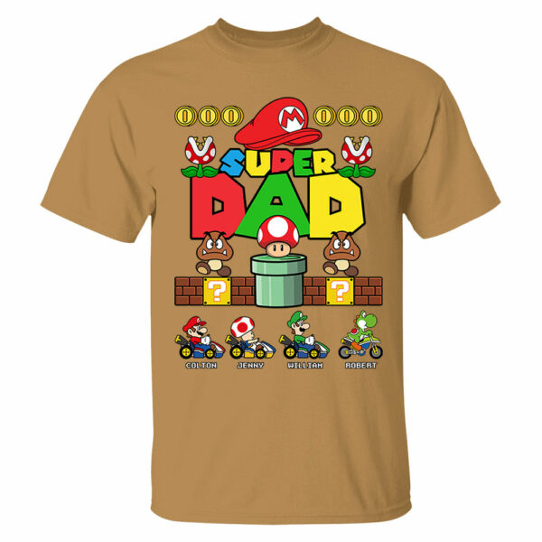 Personalized Super Daddio Shirt, Father's Day Shirt - Image 3