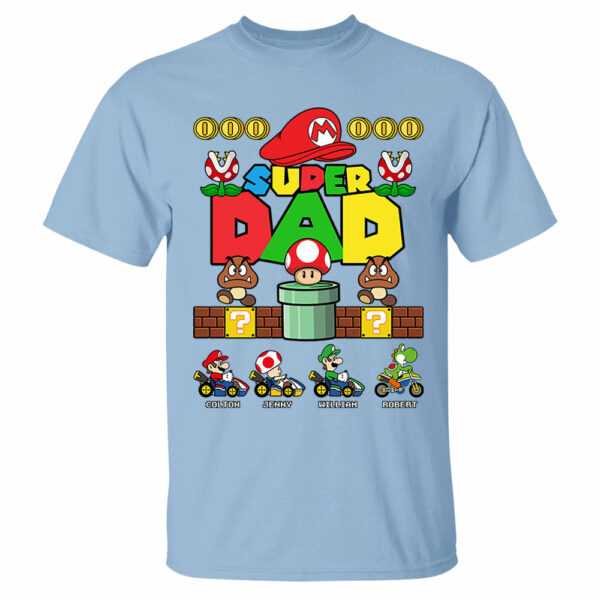 Personalized Super Daddio Shirt, Father's Day Shirt - Image 2