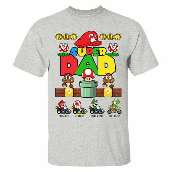 Personalized Super Daddio Shirt, Father's Day Shirt - Image 12