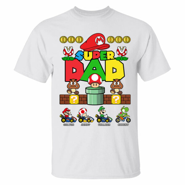 Personalized Super Daddio Shirt, Father's Day Shirt - Image 13