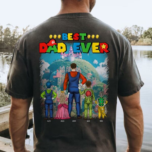 Personalized Super Daddio Shirt, Super Dad Shirt, Best Dad Ever, Father's Day Gift - Image 2