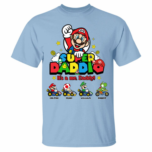 Personalized Super Daddio Shirt, Super Dad Shirt, Father's Day Gift - Image 4