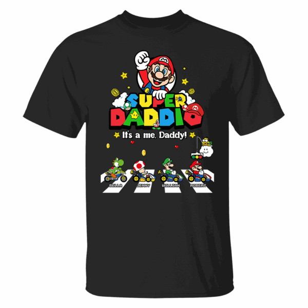 Personalized Super Daddio Shirt, Super Dad Shirt, Father's Day Gift - Image 2