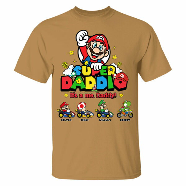 Personalized Super Daddio Shirt, Super Dad Shirt, Father's Day Gift - Image 8