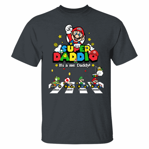 Personalized Super Daddio Shirt, Super Dad Shirt, Father's Day Gift - Image 4