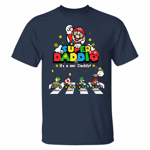 Personalized Super Daddio Shirt, Super Dad Shirt, Father's Day Gift - Image 3