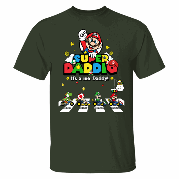 Personalized Super Daddio Shirt, Super Dad Shirt, Father's Day Gift - Image 5