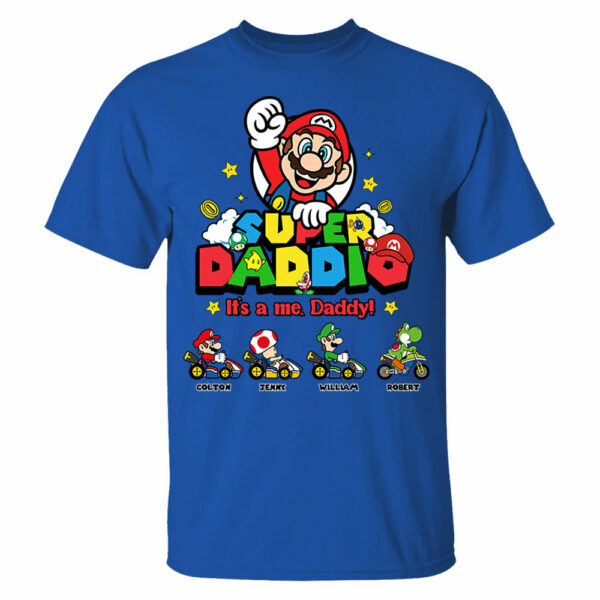 Personalized Super Daddio Shirt, Super Dad Shirt, Father's Day Gift - Image 9