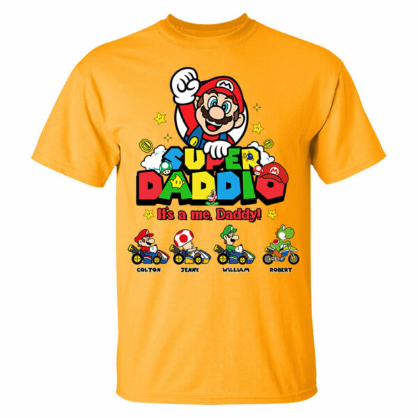 Personalized Super Daddio Shirt, Super Dad Shirt, Father's Day Gift - Image 6
