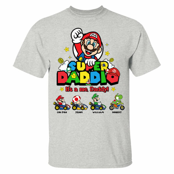 Personalized Super Daddio Shirt, Super Dad Shirt, Father's Day Gift - Image 11