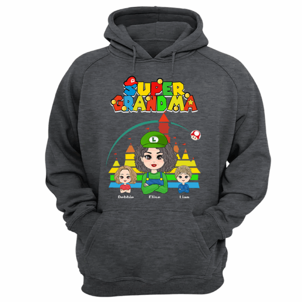 Personalized Super Gigi Shirt - Mother's Day Gift - Mother's Day Shirt - Gamer Grandma Shirt - Image 13