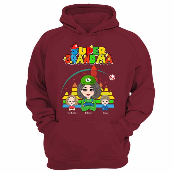 Personalized Super Gigi Shirt - Mother's Day Gift - Mother's Day Shirt - Gamer Grandma Shirt - Image 10