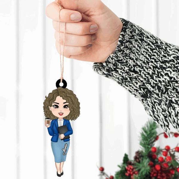 Personalized Teacher Acrylic Ornament - Lovely Gift For Teacher - Image 5