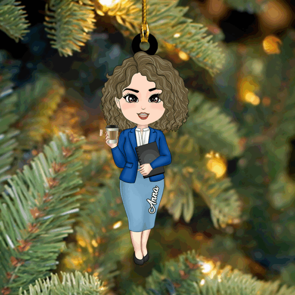 Personalized Teacher Acrylic Ornament - Lovely Gift For Teacher - Image 2
